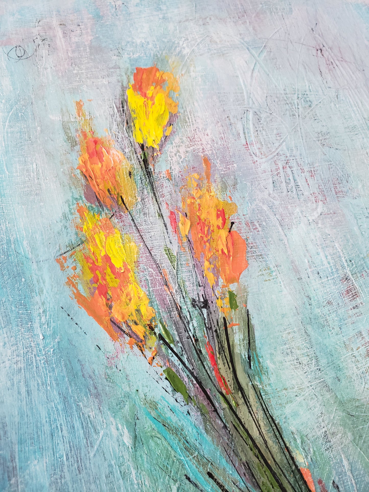 "Spring Arises 7"  original 11x14 in.