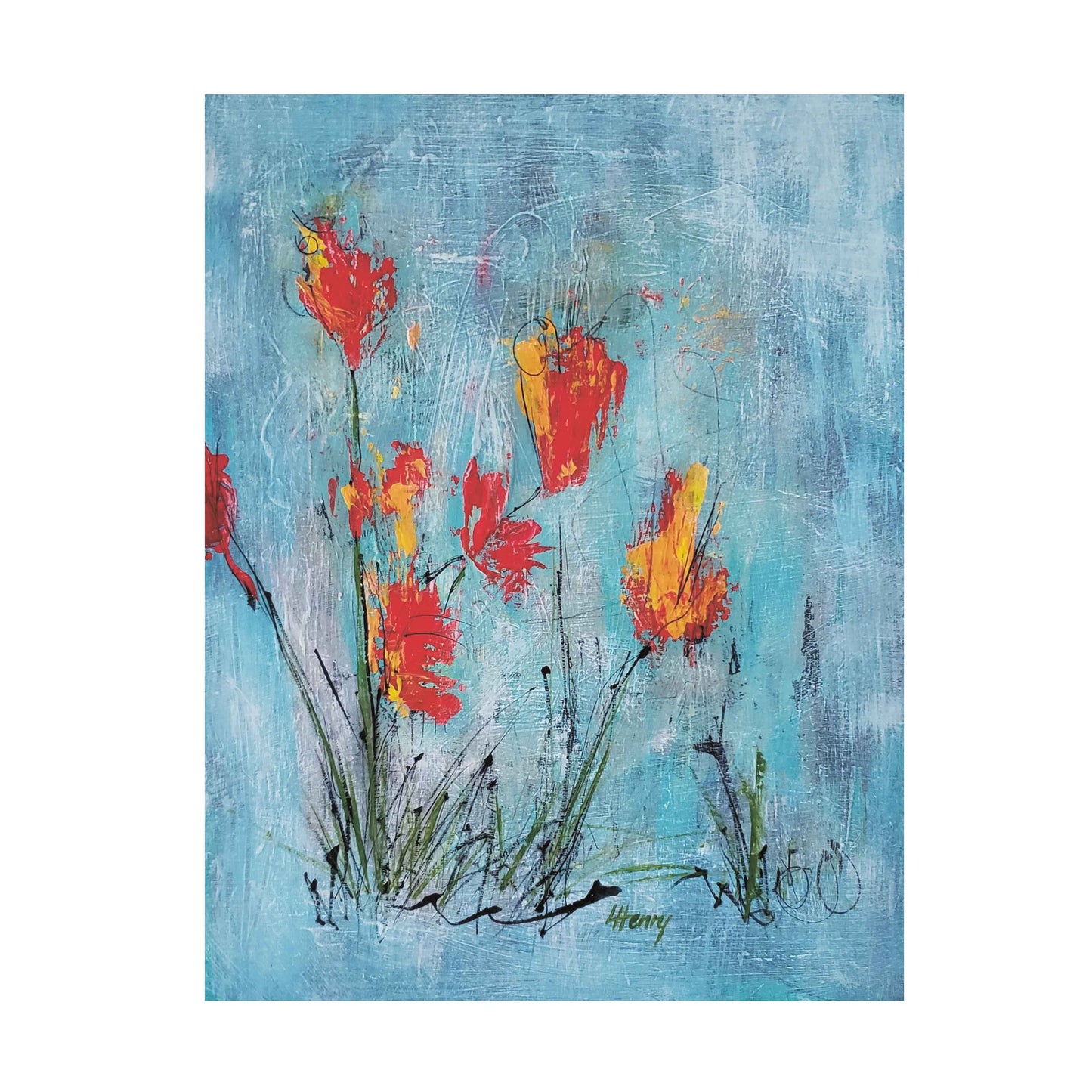 "Spring Arises 9"  original 11x14 in.