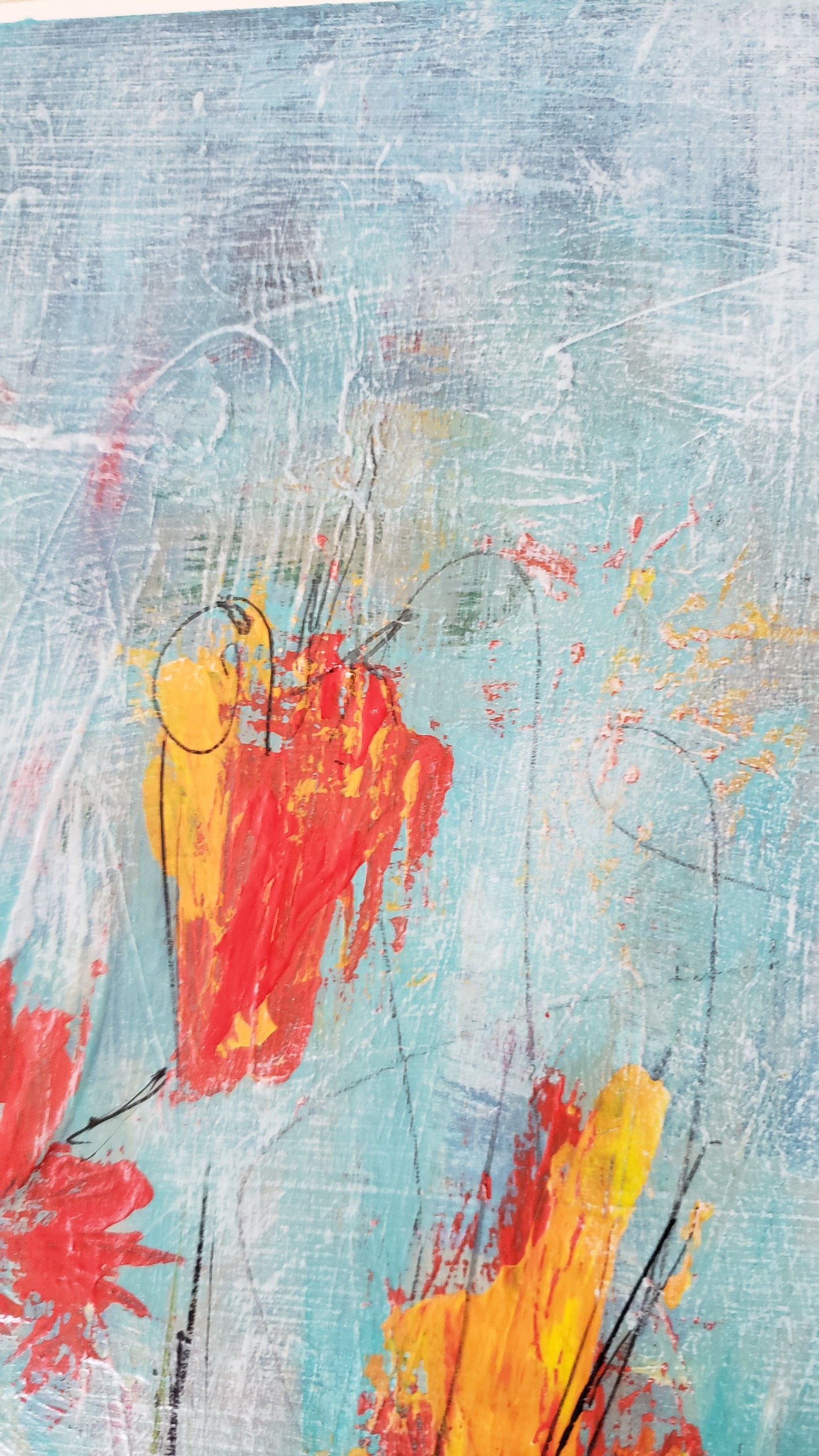 "Spring Arises 9"  original 11x14 in.