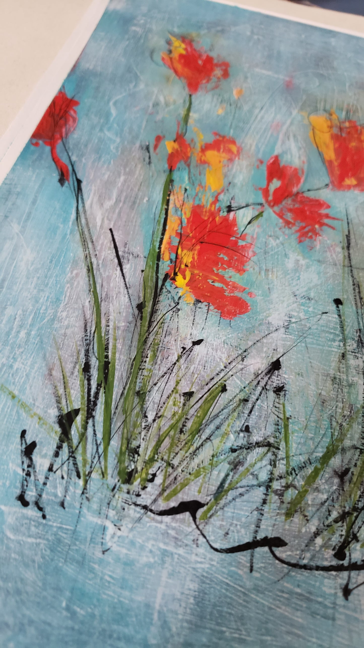 "Spring Arises 9"  original 11x14 in.