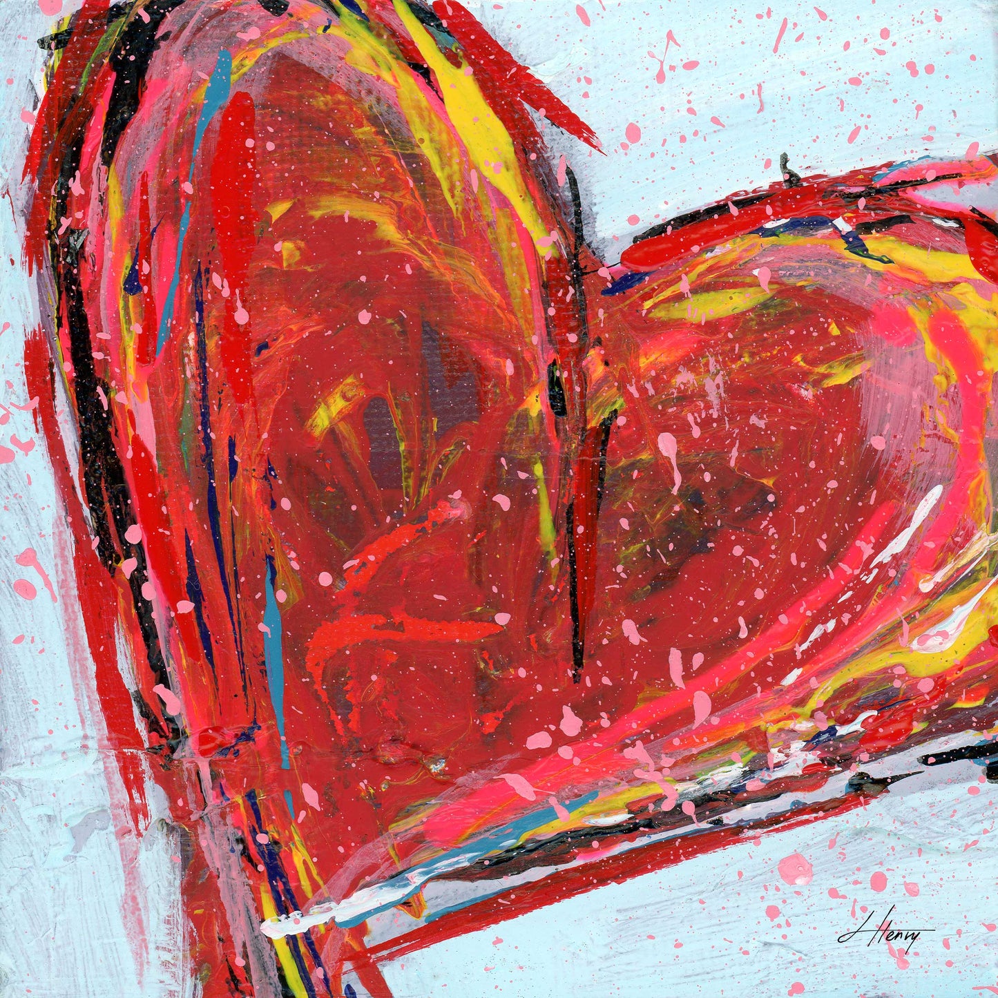 "Happy Hearts 2" - print