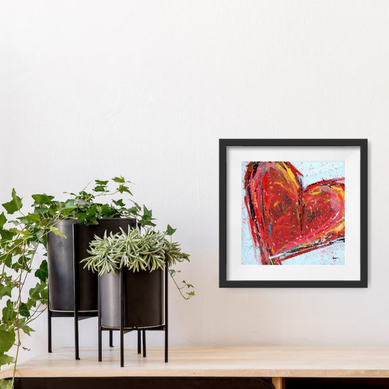 "Happy Hearts 2" - print