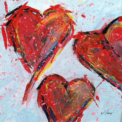 "Happy Hearts 3" - print